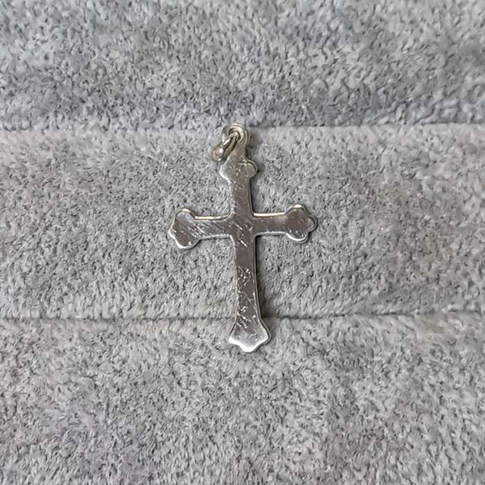 Cute Silver Cross Pendant