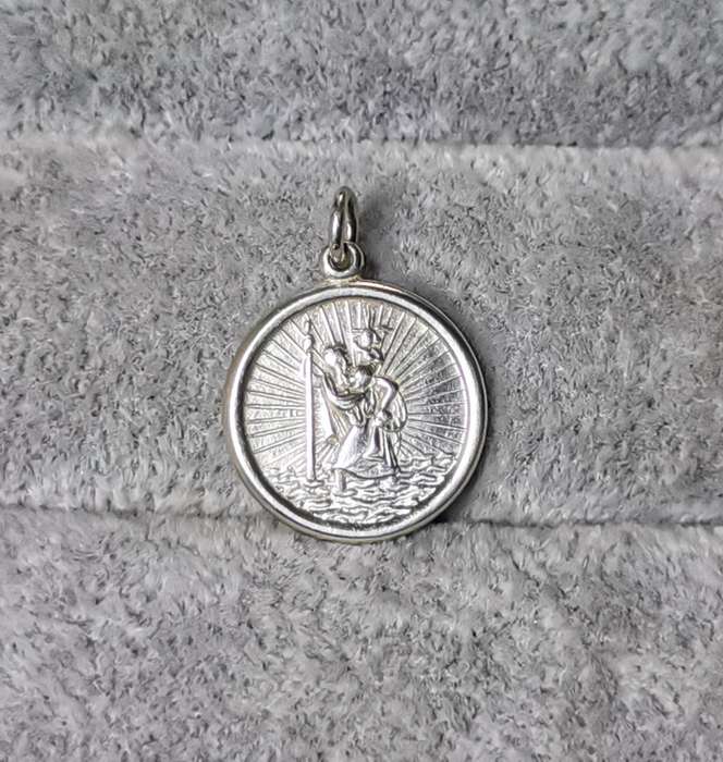 Silver St. Christopher Pendant