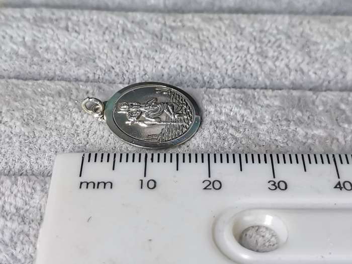 Silver St. Christopher Pendant