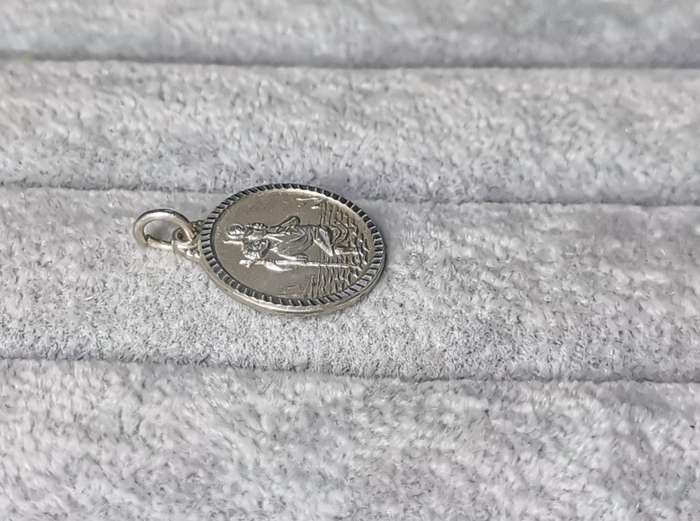 Silver St. Christopher Pendant