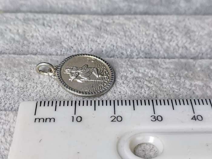 Silver St. Christopher Pendant