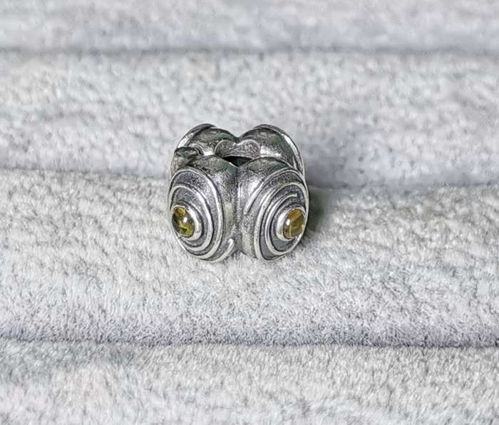 Pandora Hypnotized Citrine Clip Charm