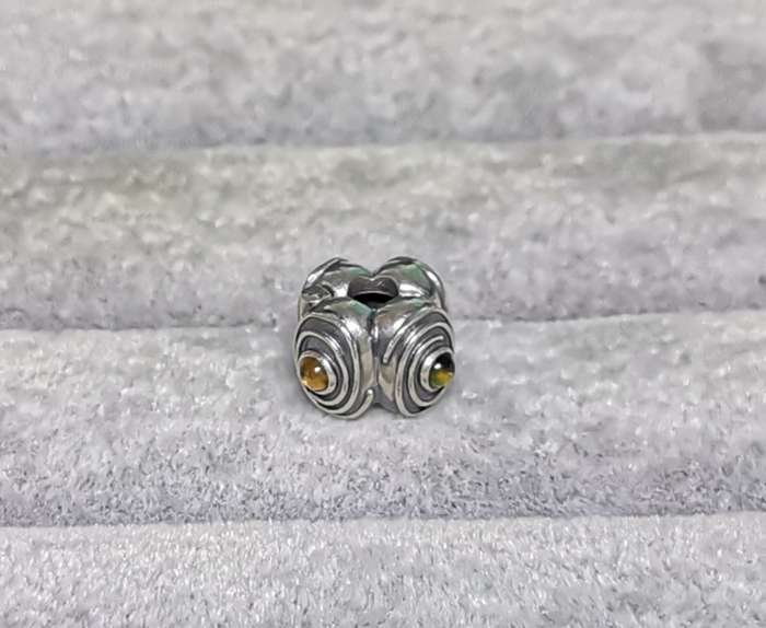 Pandora Hypnotized Citrine Clip Charm