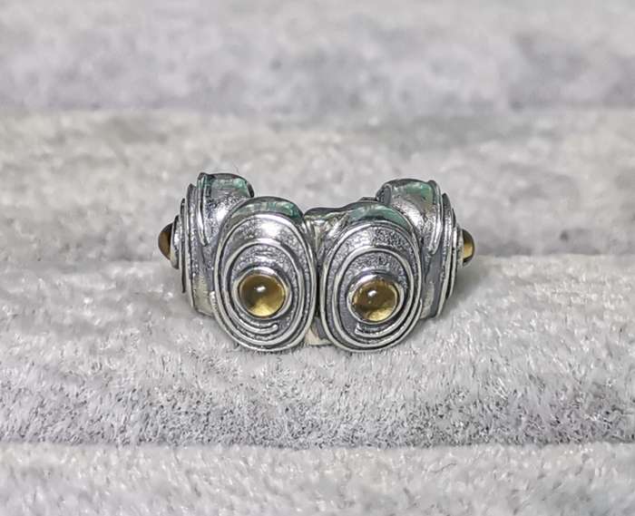 Pandora Hypnotized Citrine Clip Charm