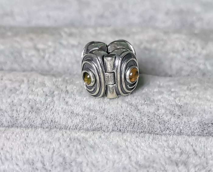 Pandora Hypnotized Citrine Clip Charm