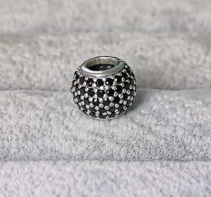 Pandora Black Pave Lights Charm