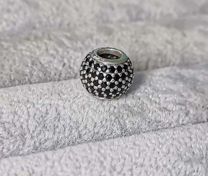 Pandora Black Pave Lights Charm