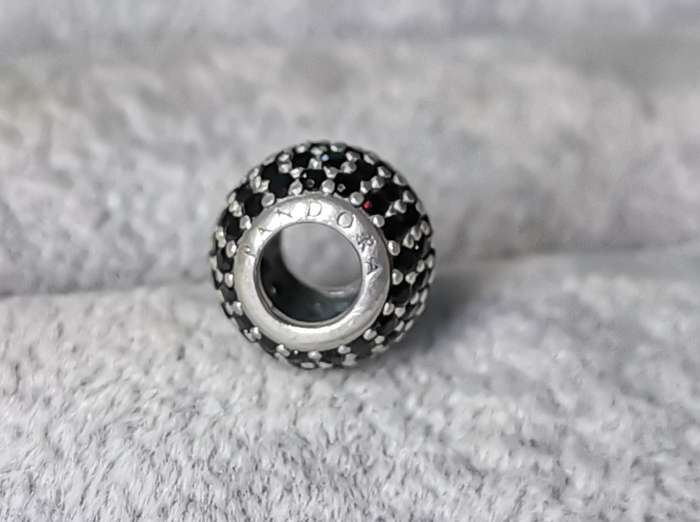 Pandora Black Pave Lights Charm