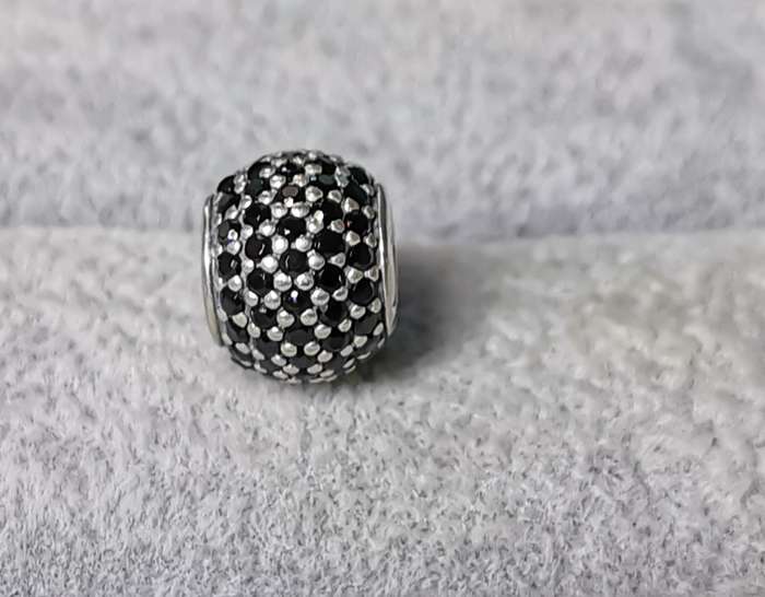Pandora Black Pave Lights Charm