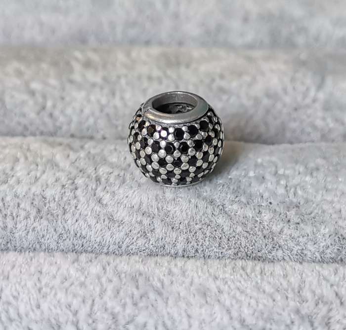 Pandora Black Pave Lights Charm