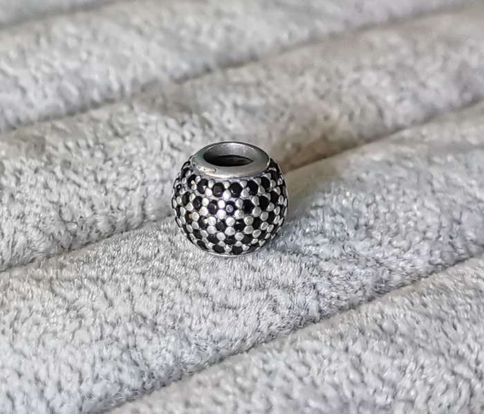 Pandora Black Pave Lights Charm
