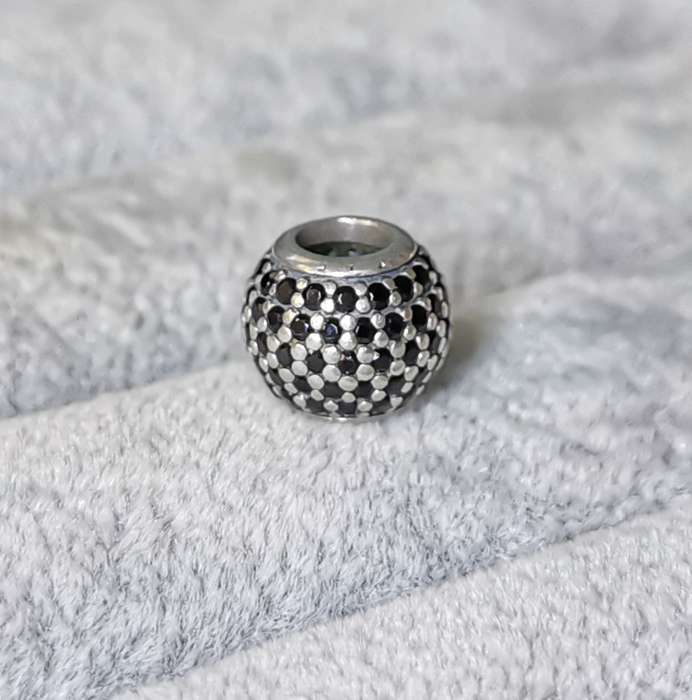 Pandora Black Pave Lights Charm
