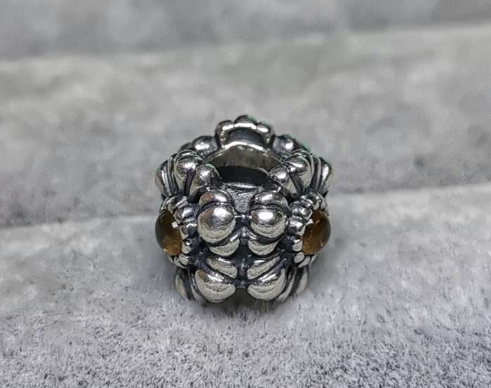 Pandora November Citrine Birthday Bloom Charm