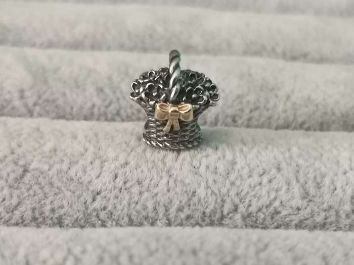 Pandora Forever Bloom Basket Charm