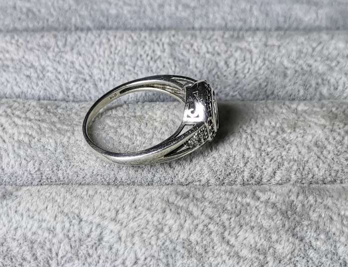 Silver Halo Ring