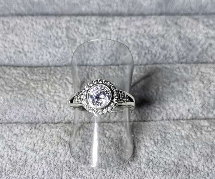 Silver Halo Ring
