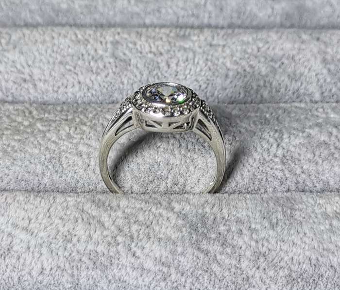 Silver Halo Ring
