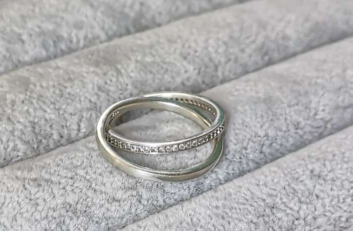 Silver Interlocked Ring