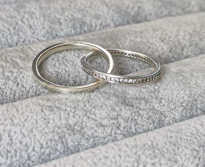 Silver Interlocked Ring