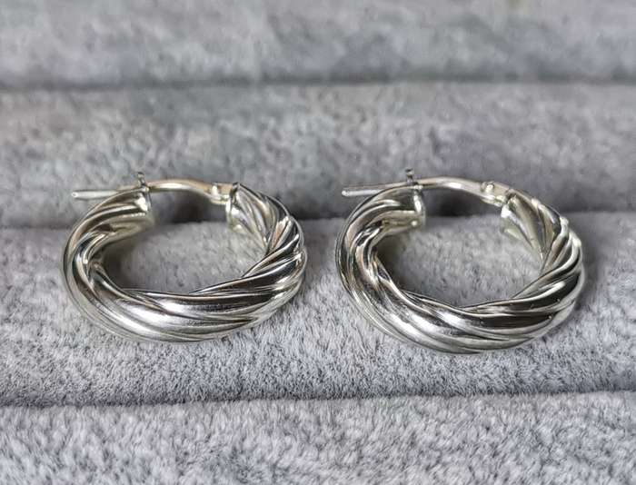 Silver Hoop Earrings
