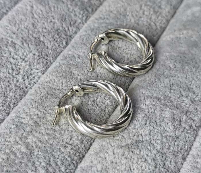 Silver Hoop Earrings