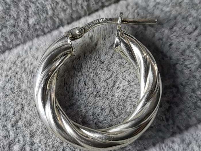 Silver Hoop Earrings