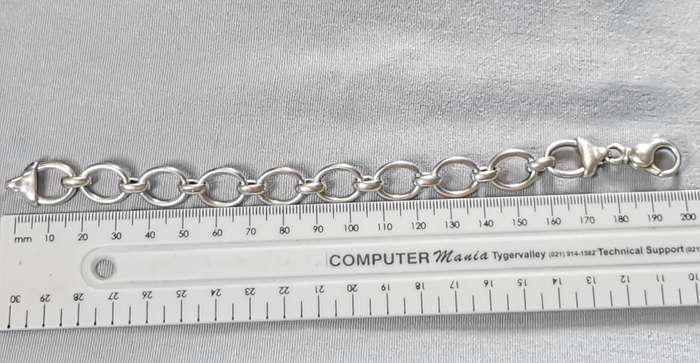 Bulky Silver Bracelet