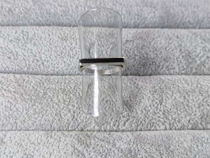 Silver Flat Bar Ring