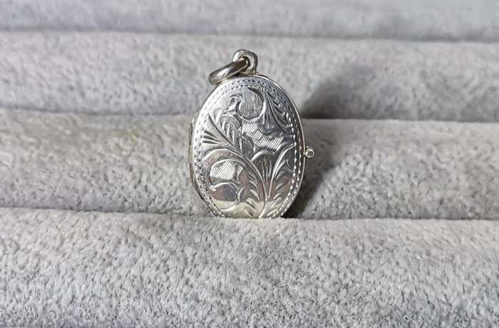 Detailed Silver Locket