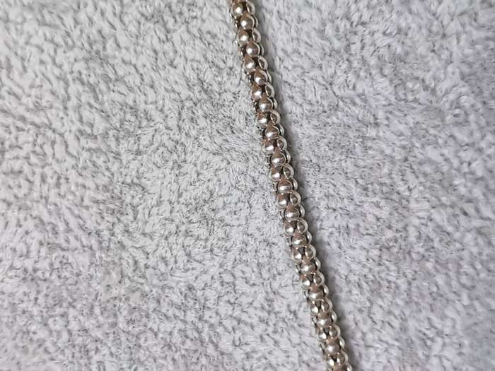 Silver Popcorn Chain
