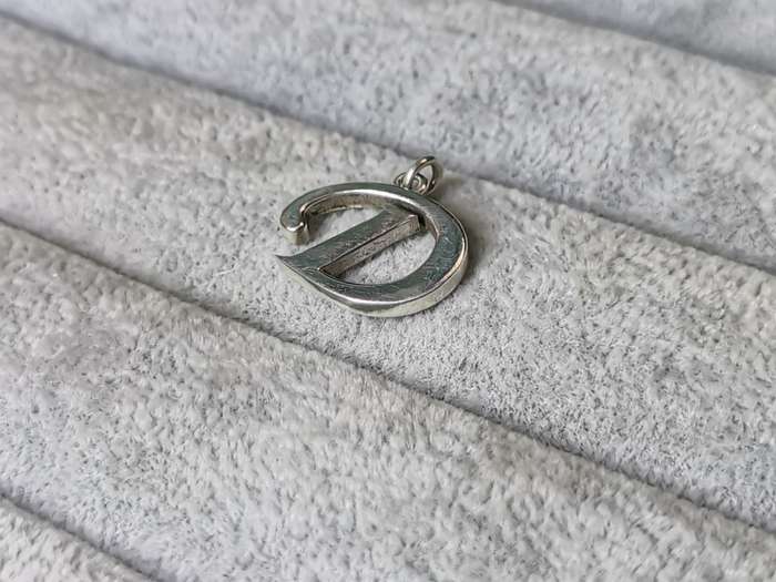 Silver Initial D Pendant