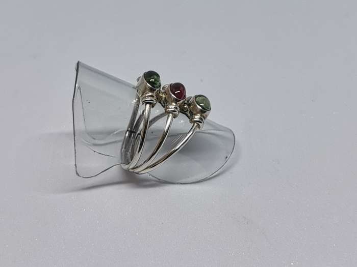 Silver Tourmaline Ring
