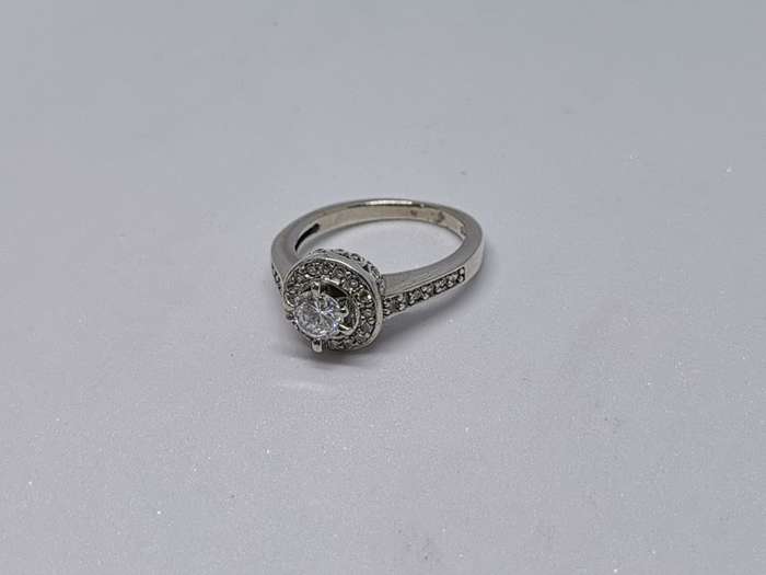 Detailed Silver Ring