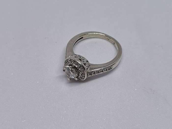 Detailed Silver Ring