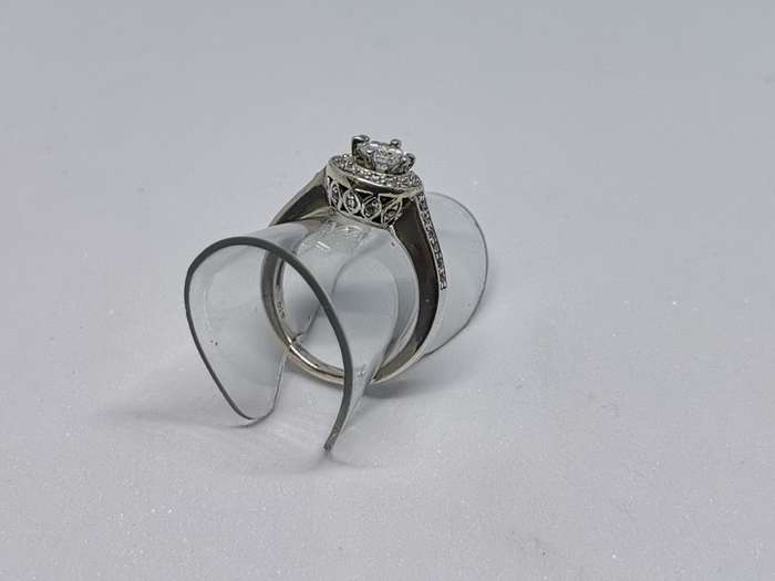 Detailed Silver Ring
