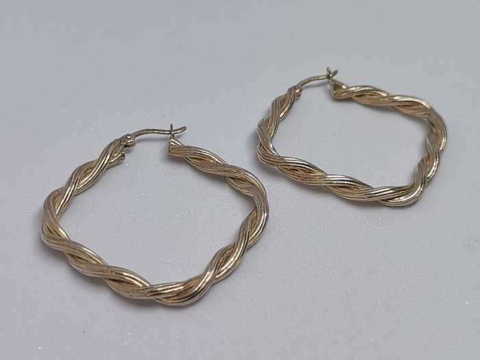 Silver Hoop Earrings