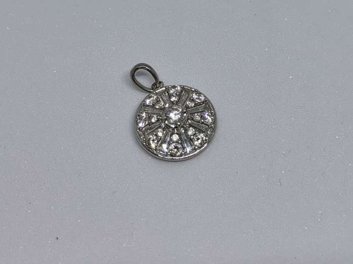 Dazzling Silver Pendant