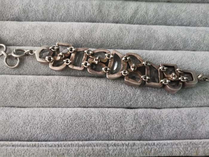 Bulky Silver Bracelet