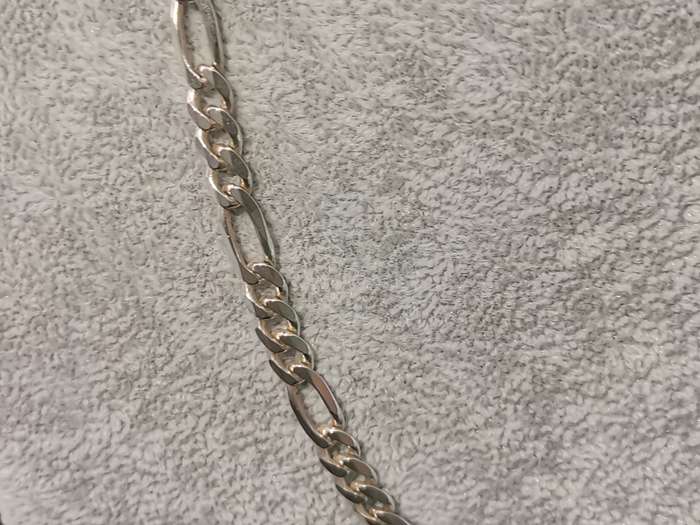 Silver Figaro Chain