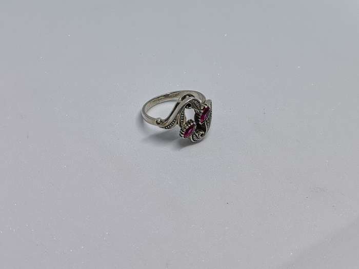Detailed Silver ring