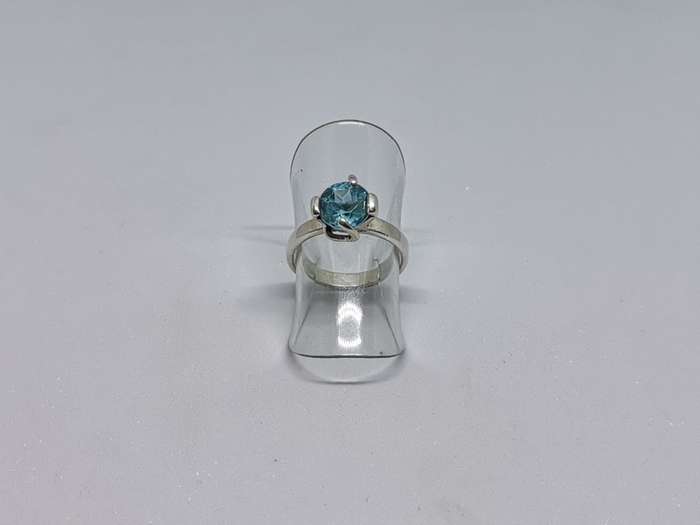 Silver Solitaire Ring