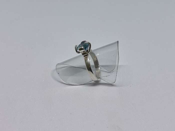 Silver Solitaire Ring