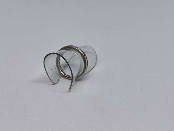 Silver Half-Eternity Ring