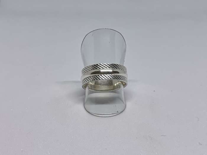 Patterned Silver Ring