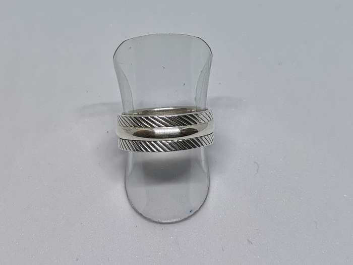 Patterned Silver Ring