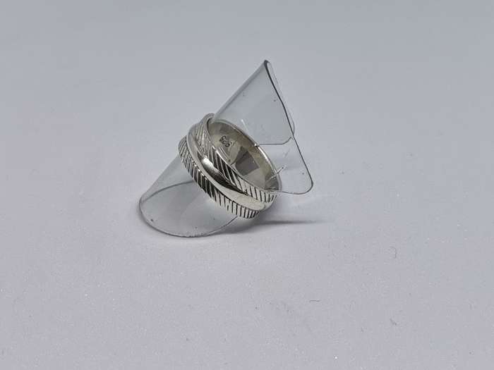 Patterned Silver Ring
