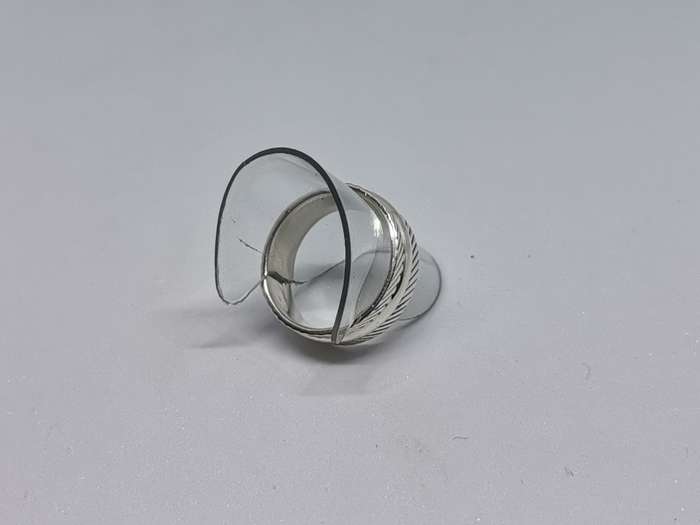 Patterned Silver Ring