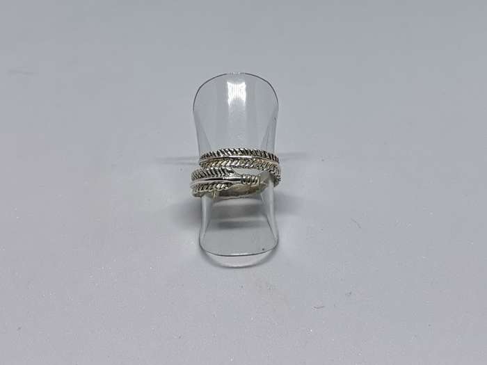 Silver Feather Ring