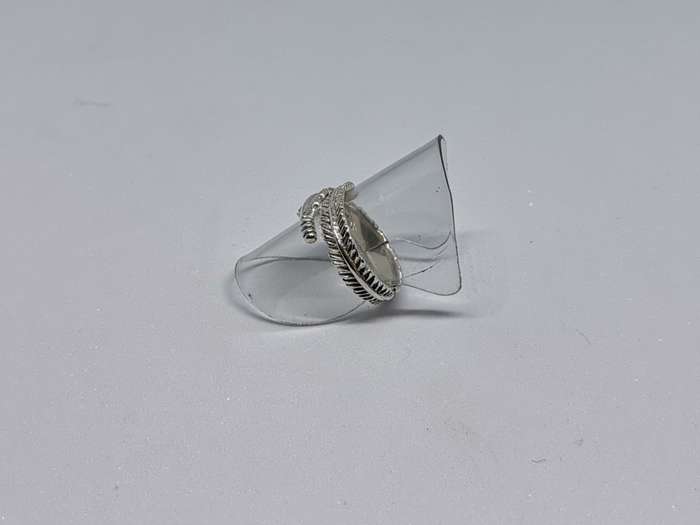 Silver Feather Ring
