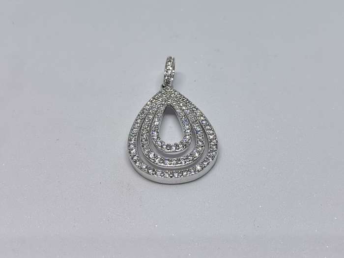 Silver Teardrop Pendant